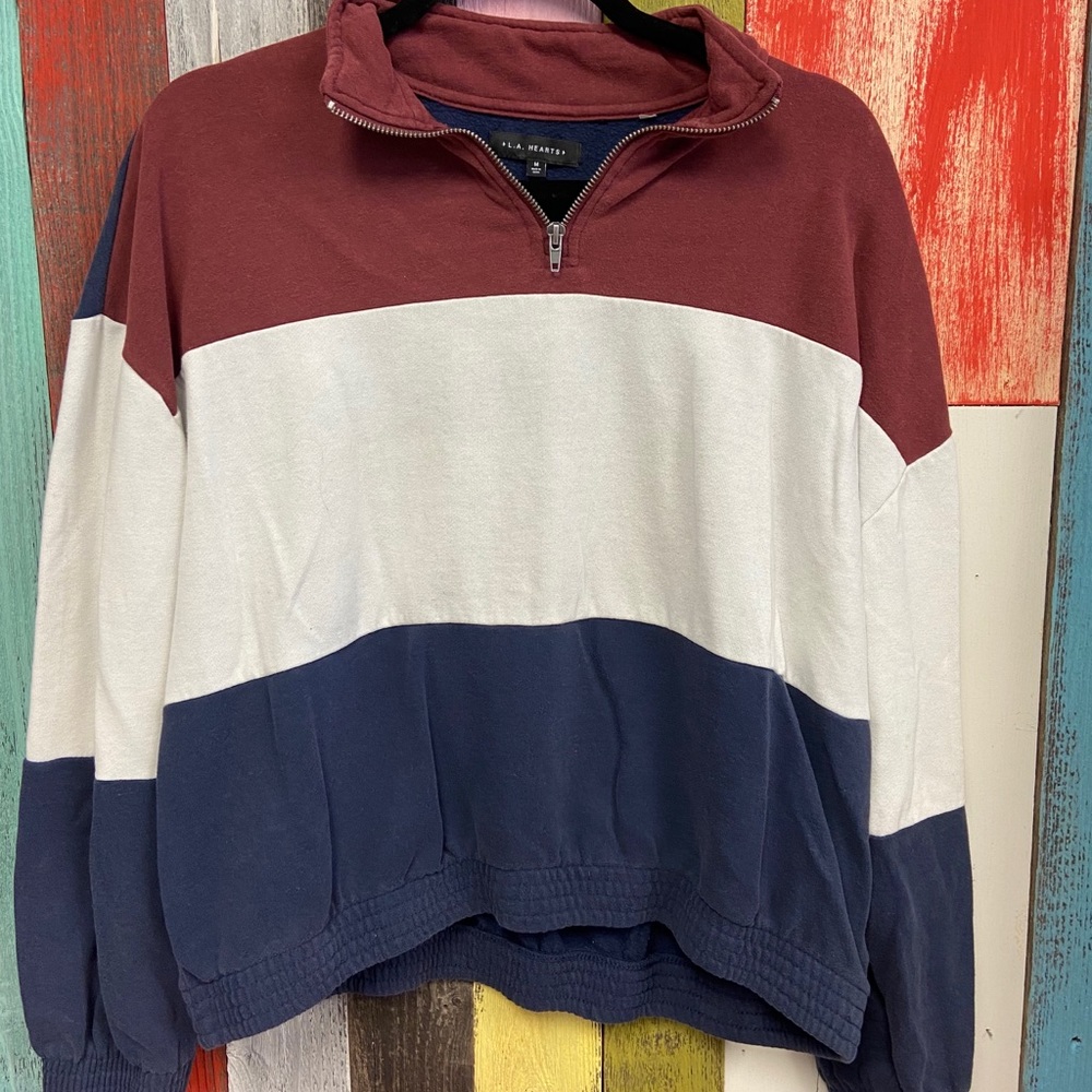 Super cute striped sweat shirt